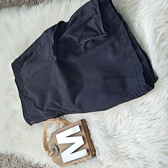 Faded Glory Black Cargo Shorts with 11" inseam - Picture 1 of 9